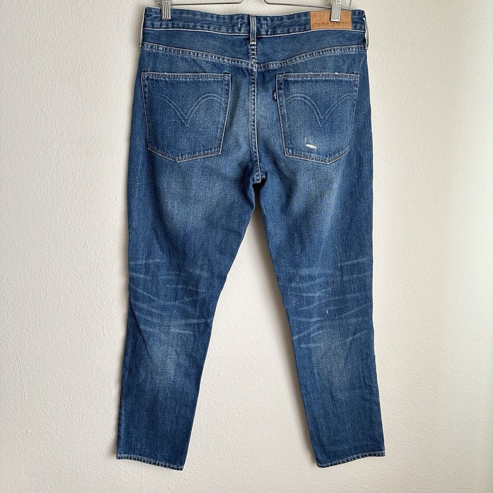 Levis Made & Crafted Jeans Womens 29 (30x27.5) Marker Tapered Distressed - Picture 2 of 8